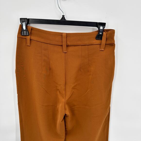 SANCTUARY NWT Noho Split Hem Dress Trouser Pant in Warm Dark Khaki // 26 - Picture 9 of 12